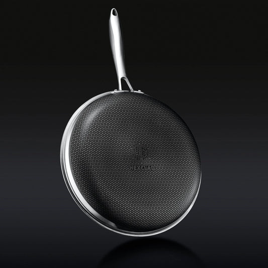 Hybrid Fry Pan Set With Lids, 6-pc