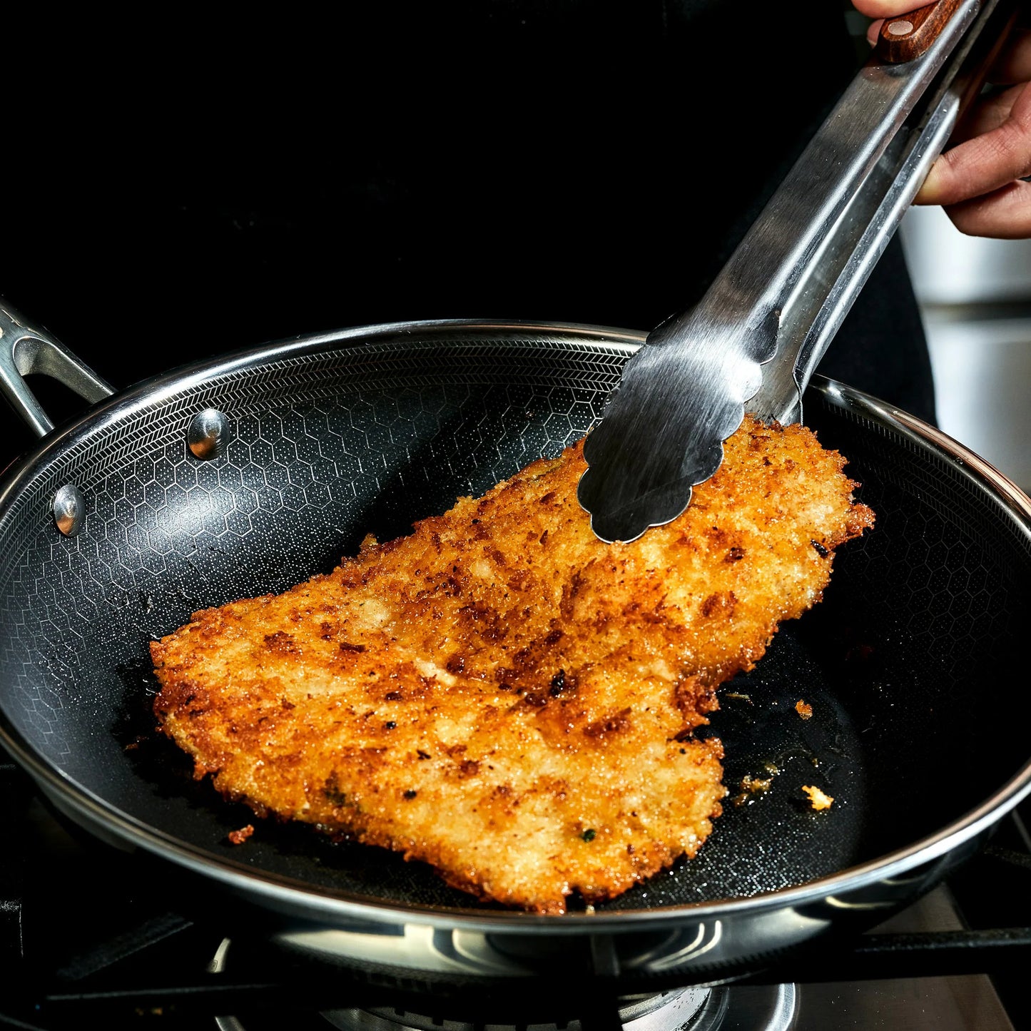 Hybrid Fry Pan with Lid, 10
