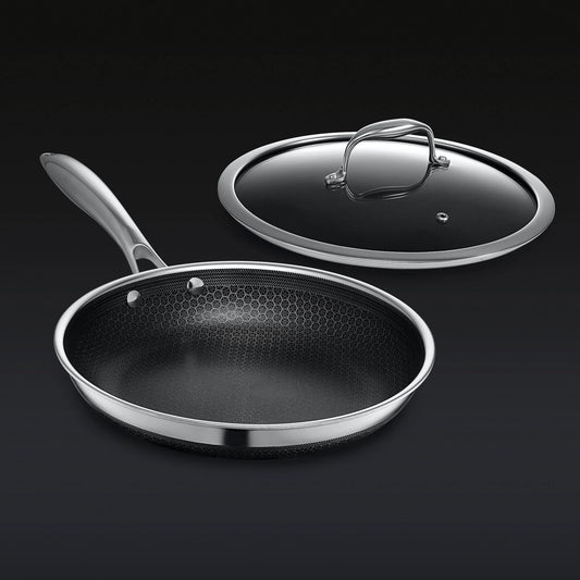 Hybrid Fry Pan with Lid, 10